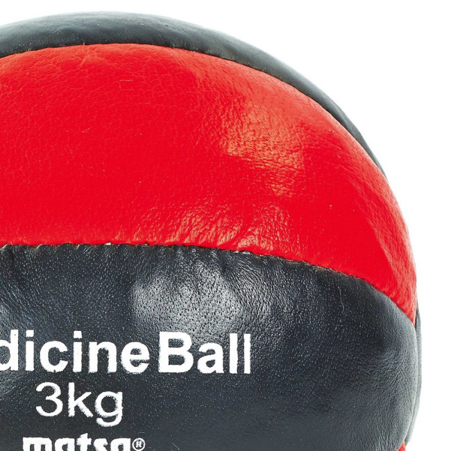 М'яч медбол MATSA Medicine Ball ME-0241-3 3 кг червоний-чорний М'яч медбол MATSA Medicine Ball ME-0241-3 3 кг червоний-чорний