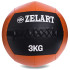 М'яч набивний для крофіту Wall Ball FI-5168-3 3кг чорний-оранжевий М'яч набивний для крофіту Wall Ball FI-5168-3 3кг чорний-оранжевий