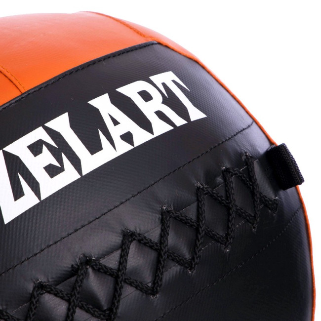 М'яч набивний для крофіту Wall Ball FI-5168-3 3кг чорний-оранжевий М'яч набивний для крофіту Wall Ball FI-5168-3 3кг чорний-оранжевий