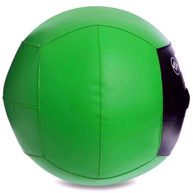 М'яч набивний для крофіту Wall Ball FI-5168-4 4кг чорний-зелений М'яч набивний для крофіту Wall Ball FI-5168-4 4кг чорний-зелений