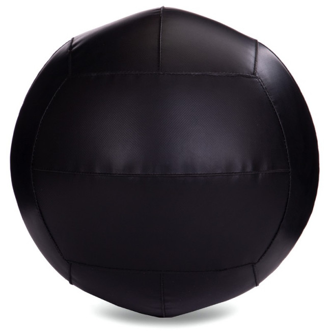 Мяч набивной для кросфита Wall Ball FI-5168-7 7кг черный-оранжевый