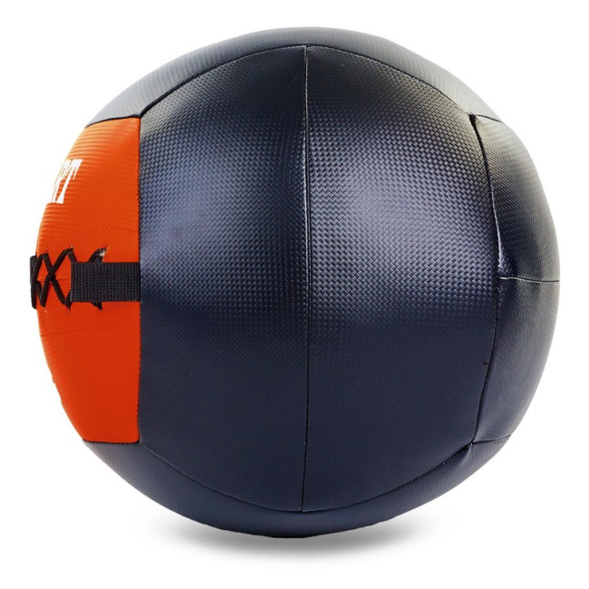 Мяч для кроссфита Wall Ball FI-5168-9 9кг черный-красный