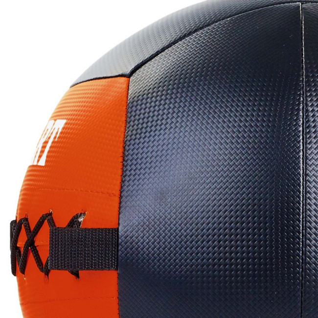 Мяч для кроссфита Wall Ball FI-5168-9 9кг черный-красный