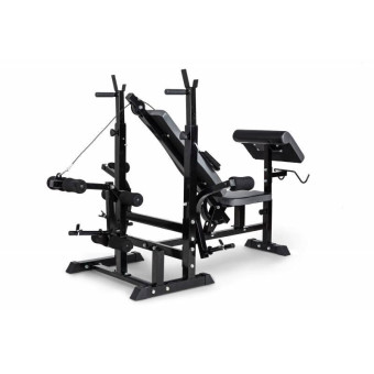 Скамья для жима, штанга 78 кг, гантели 2х15 кг RN-Sport
