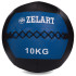 Мяч набивной для кроссфита Wall Ball FI-5168-10 10кг черный-синий