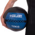 Мяч набивной для кроссфита Wall Ball FI-5168-10 10кг черный-синий