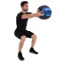 Мяч набивной для кроссфита Wall Ball FI-5168-10 10кг черный-синий