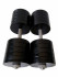 Лавка для жиму RN-Sport Black Rock + Гантелі набірні по 50 кг (сталь) з порошковим фарбуванням