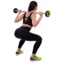 Штанга фіксована вигнута поліуретанова Urethane Barbell 10кг MODERN (гриф l-102см)