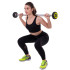 Штанга фіксована вигнута поліуретанова Urethane Barbell 10кг MODERN (гриф l-102см)