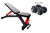 Лавка для жиму RN-Sport Black Rock + Гумові гантелі по 31 кг