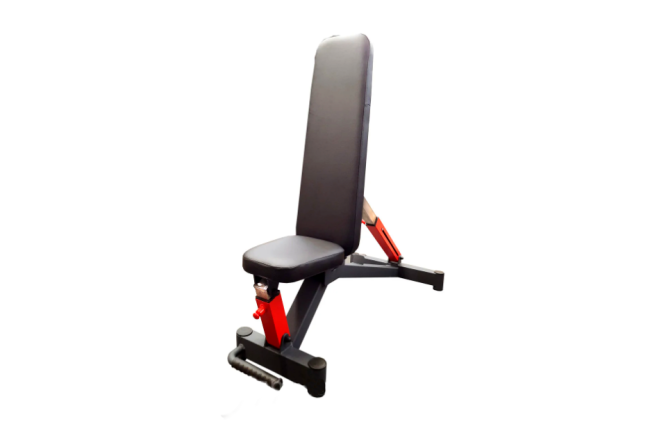 Лавка для жиму RN-Sport Black Rock + Гумові гантелі по 31 кг