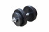 Лавка для жиму RN-Sport Black Rock + Гумові гантелі по 31 кг