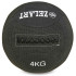 Мяч набивной для кроссфита, тренировок Wall Ball FI-7224-4 4кг черный