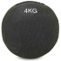 Мяч набивной для кроссфита, тренировок Wall Ball FI-7224-4 4кг черный