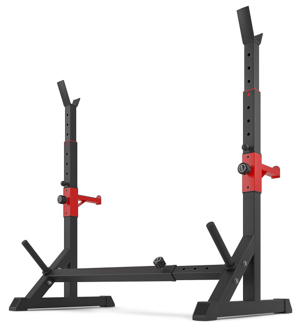 Стойки для штанги HS-1006L Черный/красный Стойки для штанги HS-1006L Черный/красный