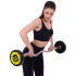 Штанга фіксована вигнута поліуретанова Urethane Barbell 20кг MODERN (гриф l-104см)