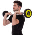 Штанга фіксована вигнута поліуретанова Urethane Barbell 20кг MODERN (гриф l-104см)