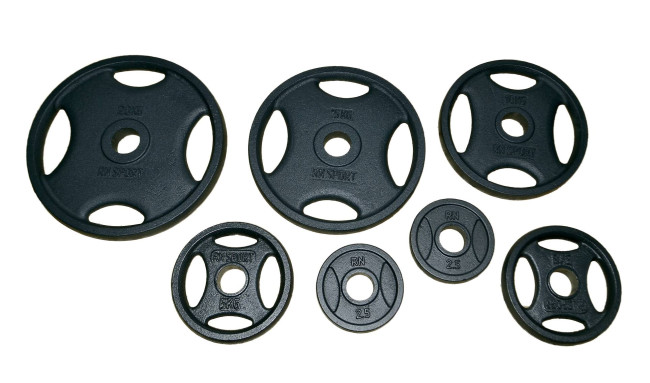 Олімпійська, металева штанга RN-Sport Quatro 105 кг (2х20,2х10,4х5,4х2.5 + гриф 2.2 м) Олімпійська, металева штанга RN-Sport Quatro 105 кг (2х20,2х10,4х5,4х2.5 + гриф 2.2 м)