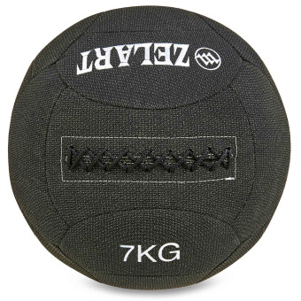 Мяч для кроссфита волбол Wall Ball FI-7224-7 7кг черный