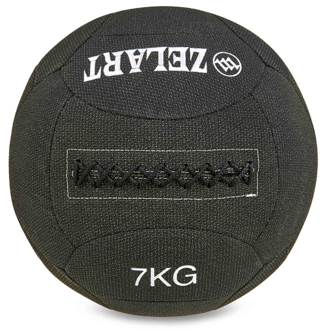 Мяч для кроссфита волбол Wall Ball FI-7224-7 7кг черный