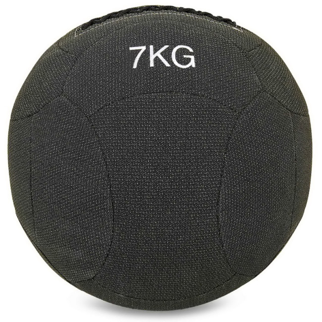 Мяч для кроссфита волбол Wall Ball FI-7224-7 7кг черный
