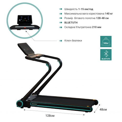 Беговая дорожка EnergyFIT EF-U20
