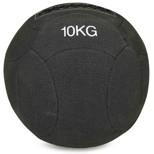 Мяч для кроссфита волбол Wall Ball FI-7224-10 10кг черный