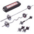 Набор гантели + штанги разборные хром. блины 4в1 в пластиковом кейсе 55кг SP-Sport LN-1312 (грифы, блины, замки)