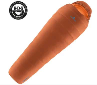 Спальний мішок Ferrino Lightec 1400 Duvet/-16°C Russet Left