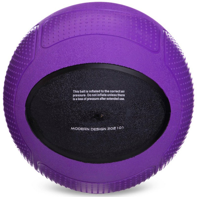 Мяч-медбол для эффективных тренировок Medicine Ball FI-2620-6 6кг фиолетовый-черный Мяч-медбол для эффективных тренировок Medicine Ball FI-2620-6 6кг фиолетовый-черный