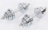 Гантелі розбірні Zelart (2 шт) хромовані по 12,5 кг TA-8054-25