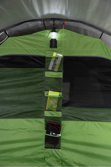 Намет High Peak Garda 5.0 Light Grey/Dark Grey/Green