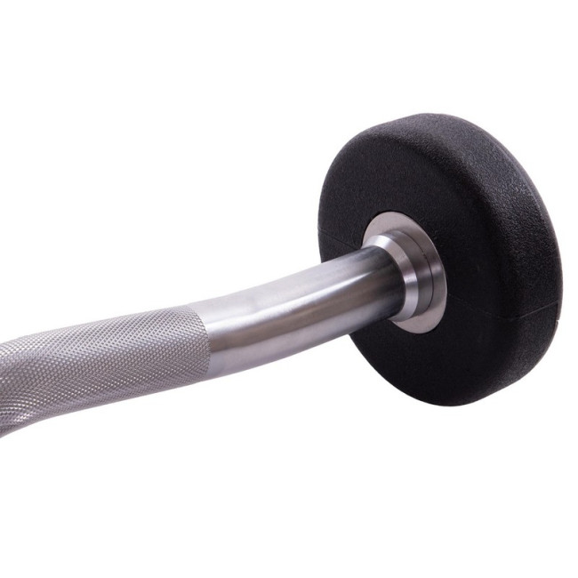Київ. Набір штанг фіксованих вигнутих поліуретанових Urethane Barbell (10 кг, 20 кг, 30 кг, 40 кг)