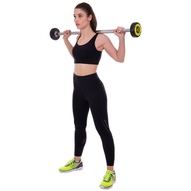 Київ. Набір штанг фіксованих вигнутих поліуретанових Urethane Barbell (10 кг, 20 кг, 30 кг, 40 кг)