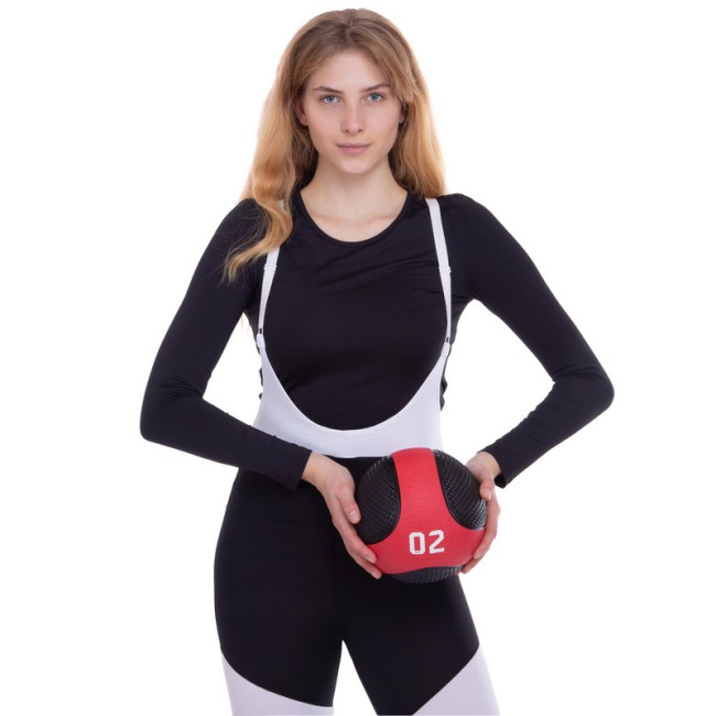 Мяч-медбол для кроссфита Medicine Ball FI-2824-2 2кг черный