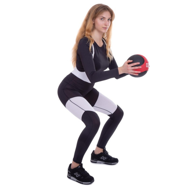 Мяч-медбол для кроссфита Medicine Ball FI-2824-2 2кг черный