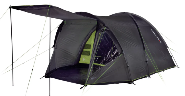 Намет пʼятимісний High Peak Samos 5 Dark Grey/Green (11517)