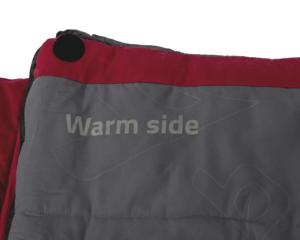 Спальний мішок Bo-Camp Uda Cool/Warm Golden -10° Red/Grey