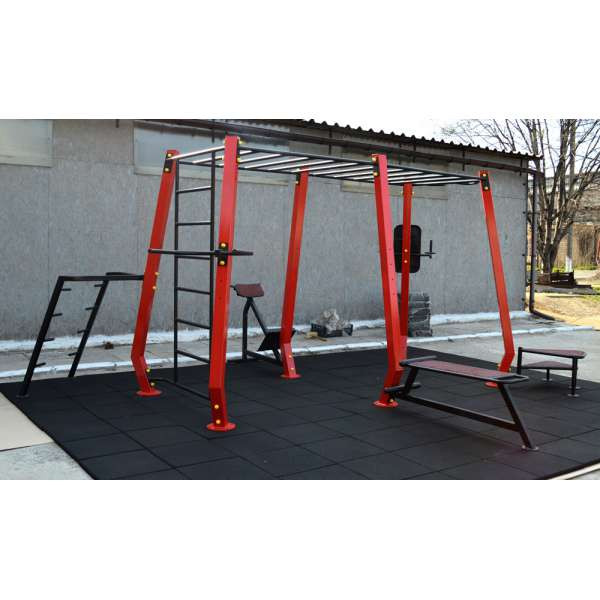 Станция Workout для уличных площадок 01