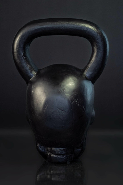 Гиря Череп (black) 18 кг