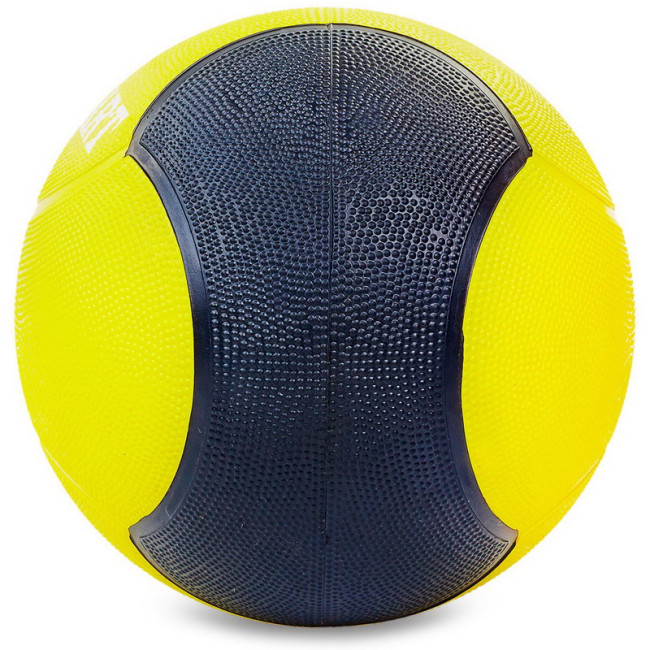 Медбол для тренировок Medicine Ball FI-5121-6 6кг желтый-черный