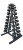 УЦІНКА. Гантельний ряд RN-Sport BLACK 1-10 кг зі стійкою