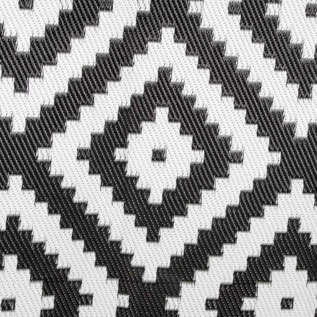 Килимок для пікніка Bo-Camp Falconwood Round Black/White