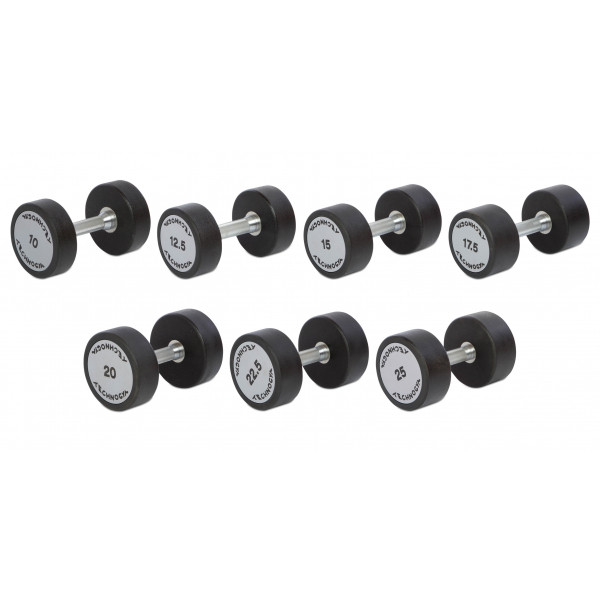 Гантельный ряд Technogym TG-10-25 кг (7 пар) Гантельный ряд Technogym TG-10-25 кг (7 пар)