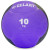 М'яч медичний медбол Medicine Ball FI-5121-10 10кг фіолетовий-чорний