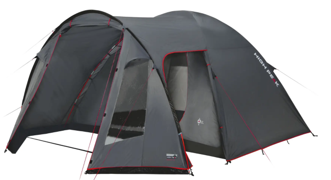 Намет High Peak Tessin 4 Dark Grey/Red (10222)