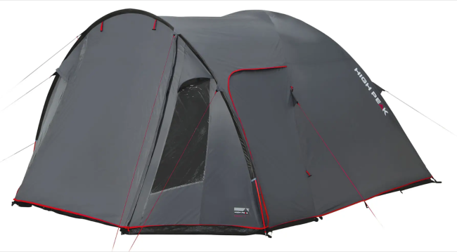 Намет High Peak Tessin 4 Dark Grey/Red (10222)