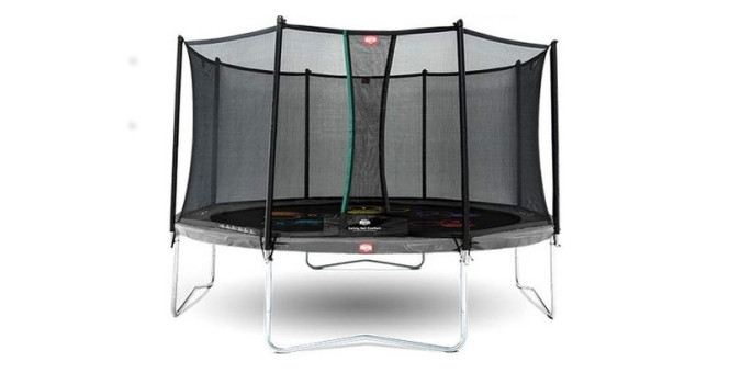 Батут Berg Favorit Grey 380 із сіткою Comfort