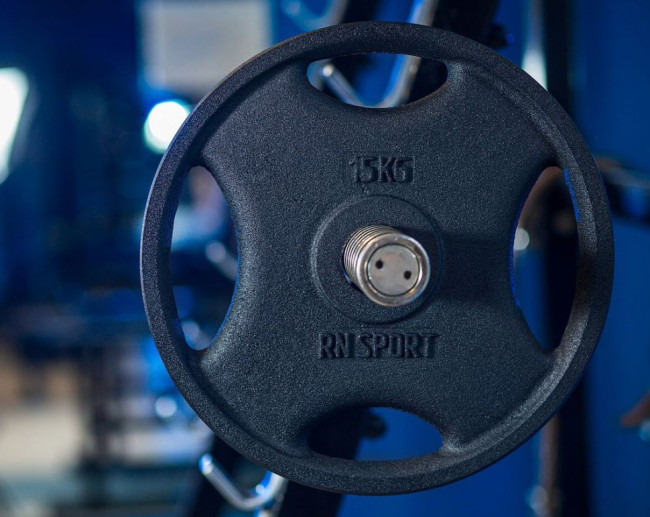 Блін (диск) RN-Sport 15 кг d-51 мм для штанги з Quatro хватом